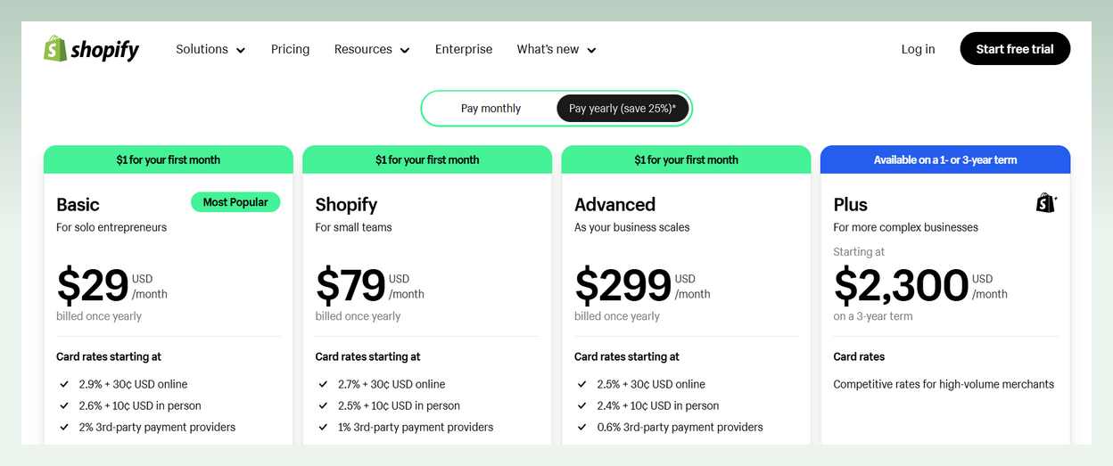 Shopify-pricing-plans