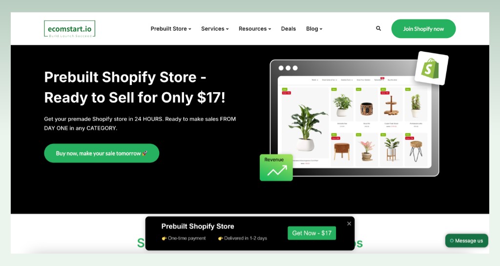 ecomstart-pre-built-shopify-stores