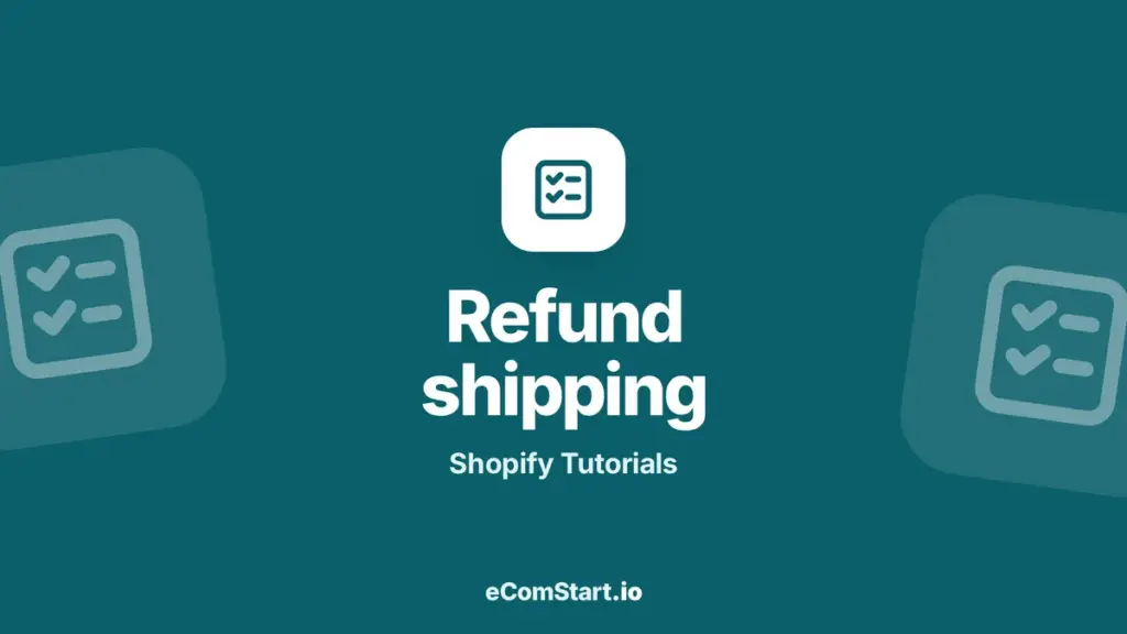 Refund shipping - guide cover