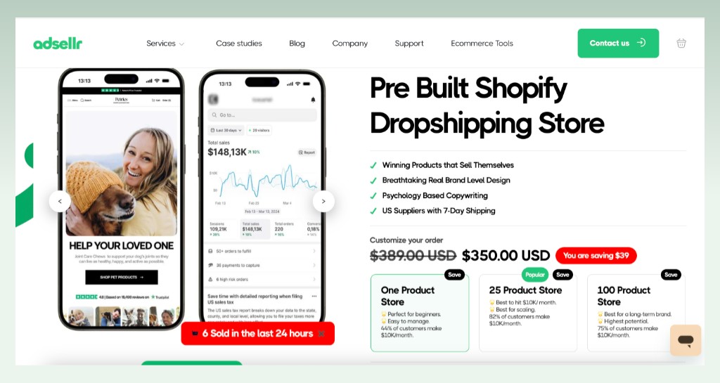 shopify-premade-store-adsellr