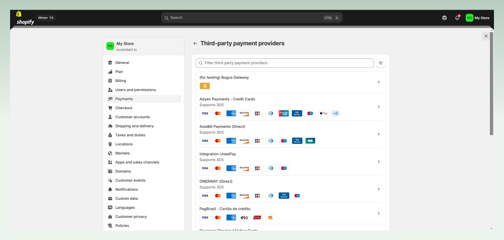 shopify-payment-settings