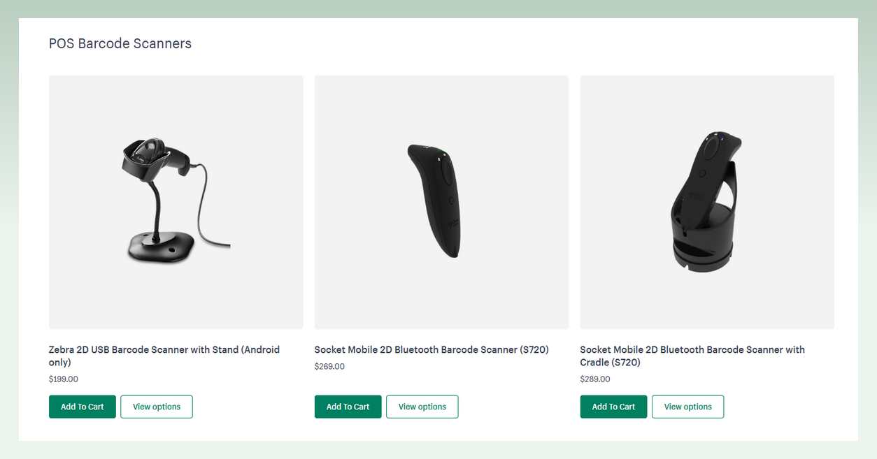 Shopify-POS-barcode-scanner