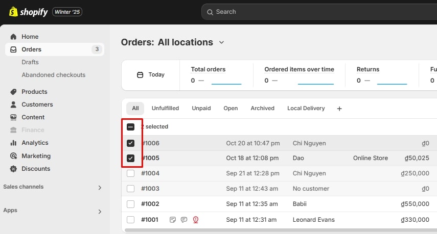 how to delete an order in Shopify 2 how to delete an order in Shopify 2