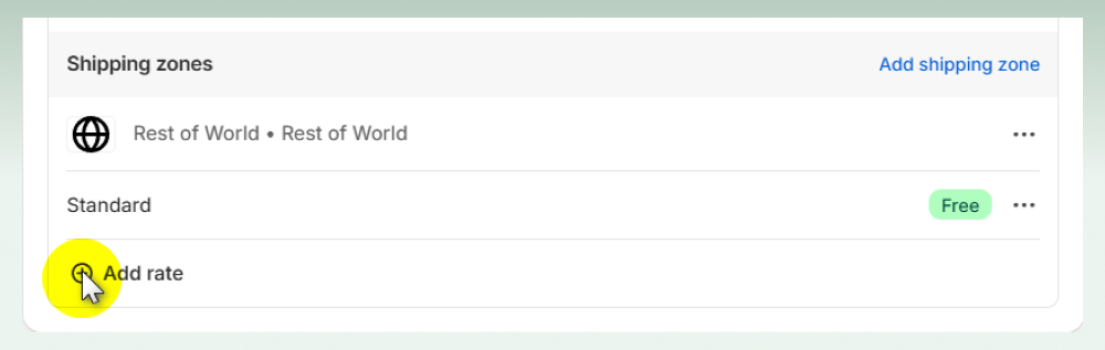 Shopify-shipping-rate-setup
