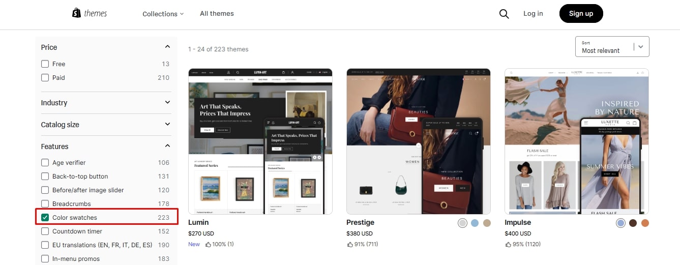 how to add custom color swatches in shopify 1