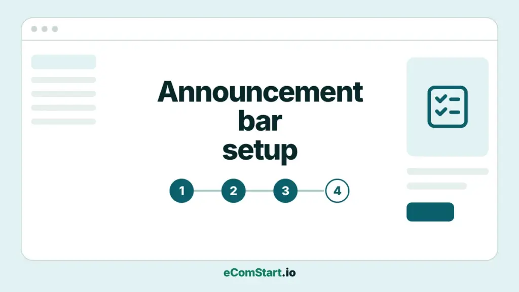 Announcement bar setup - how-to cover