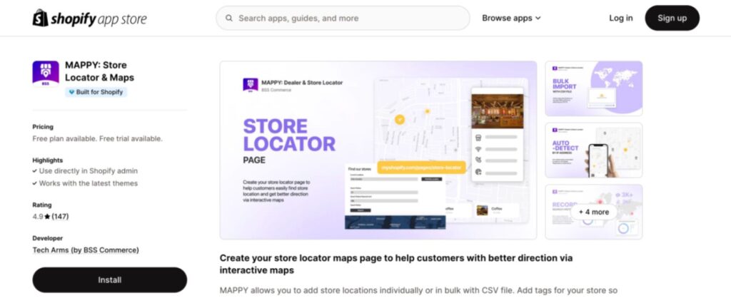 shopify store locator 