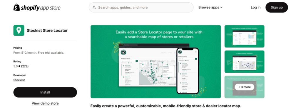 shopify store locator 