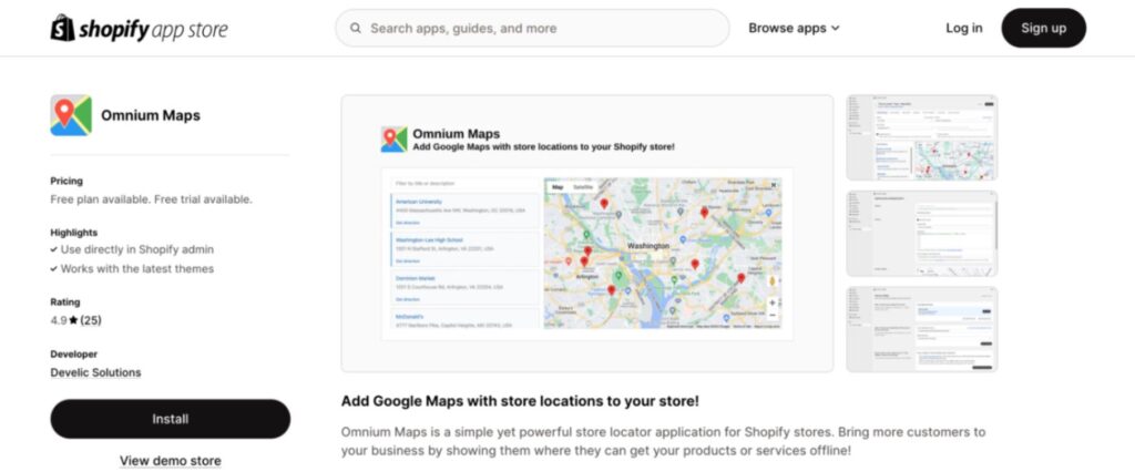 shopify store locator 