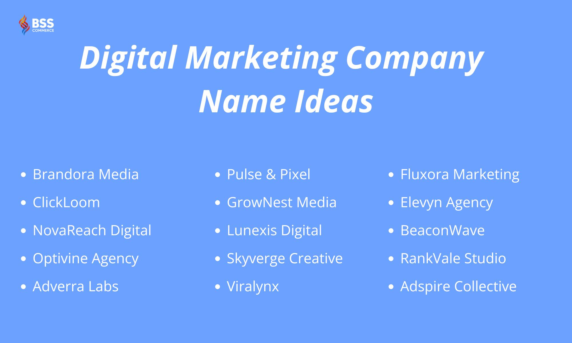 digital marketing company names