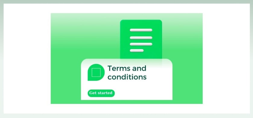 Step 4: Accept Terms and Conditions