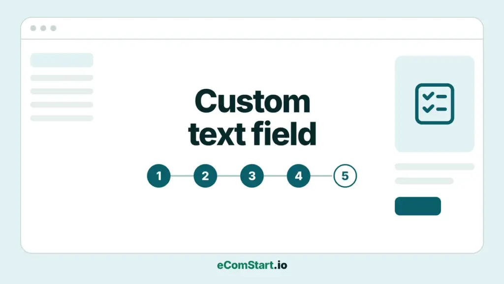 Custom text field - how-to cover