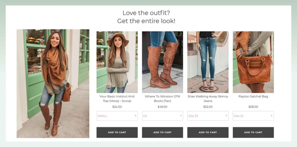 complete-the-look-shopify-upsell-on-product-page