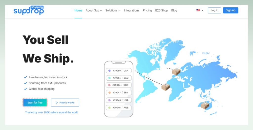 SubDrop - best Shopify dropshipping agent