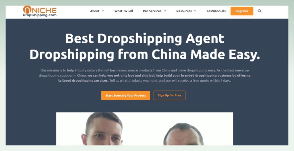NicheDropshipping - best Shopify dropshipping agent