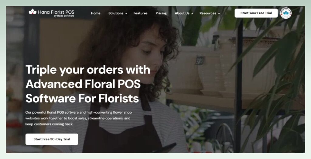 best pos for florist - hana pos