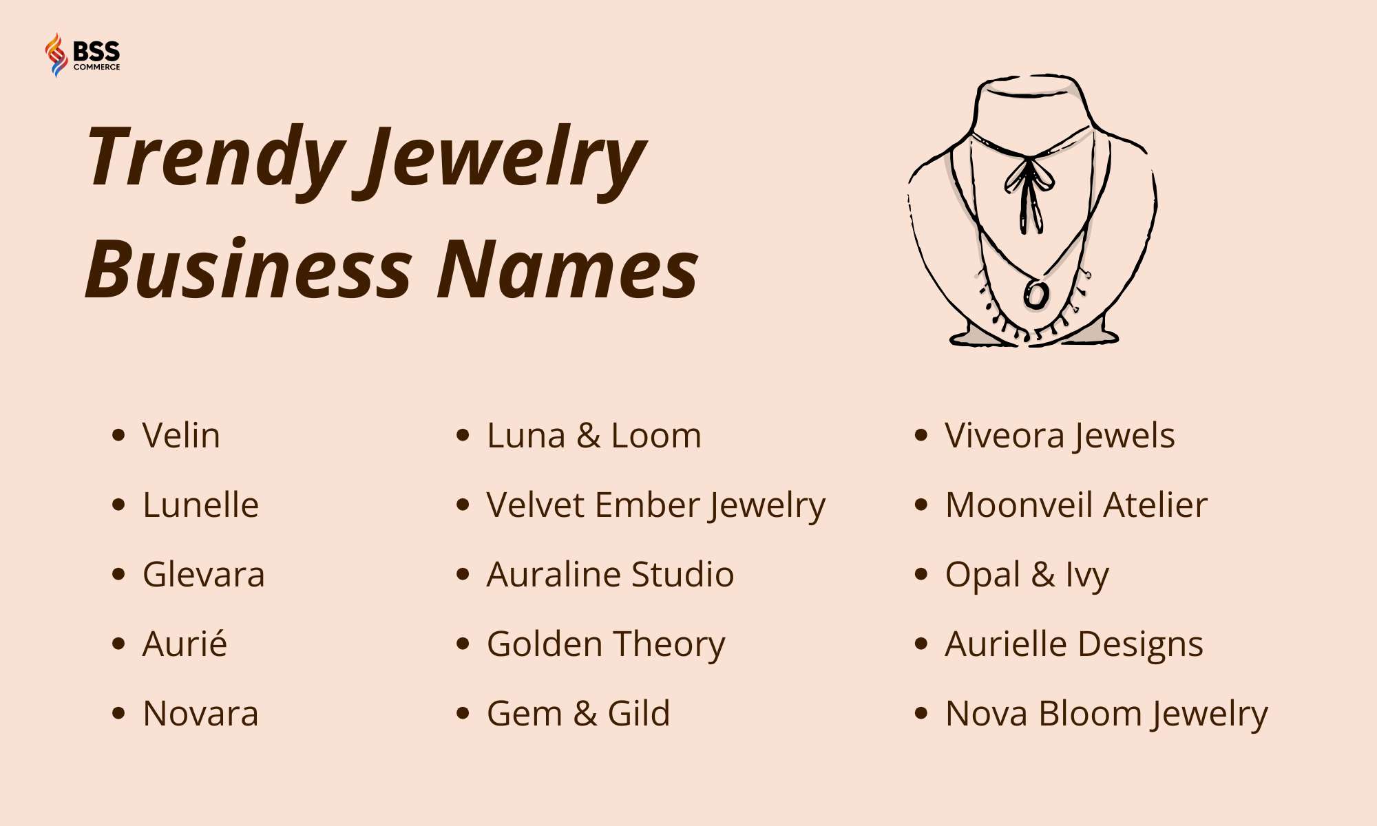 Jewelry Business Names ideas - bonus