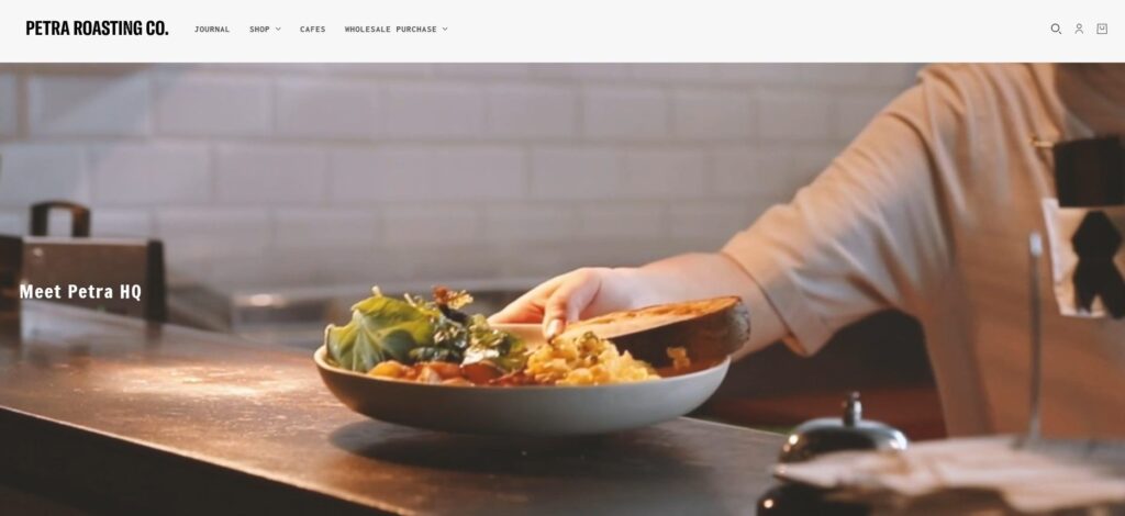 shopify blockshop theme example in food & beverage niche