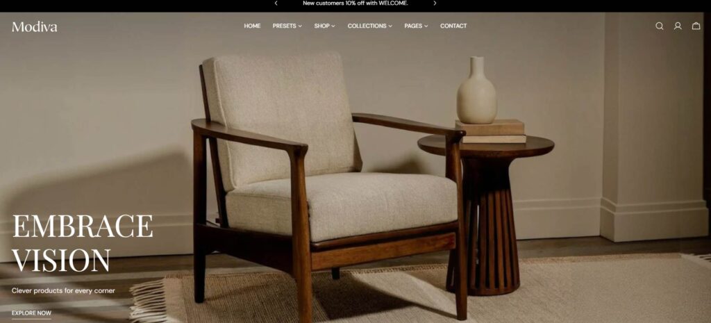 Sleek-Shopify-Theme-Modiva-style