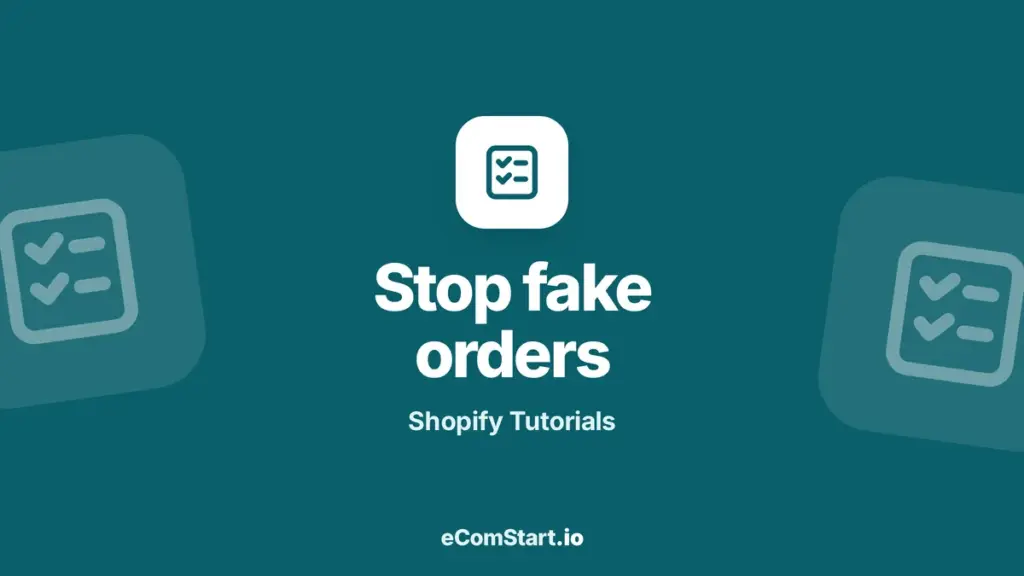 Stop fake orders - guide cover