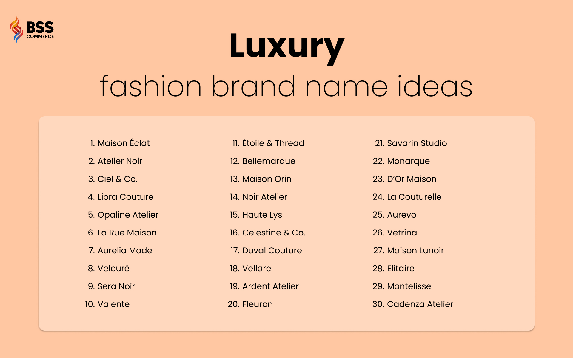 luxury fashion brand names